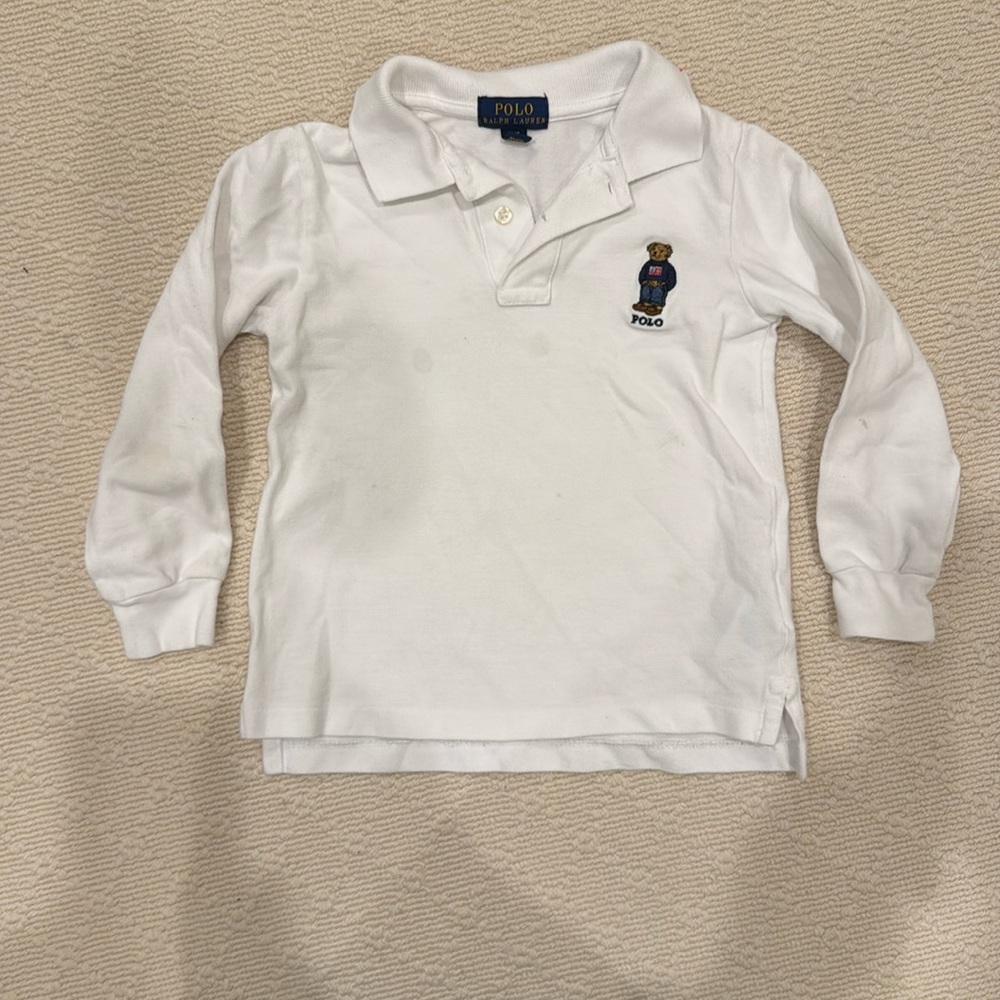 Ralph Lauren boys long sleeve polo size 4